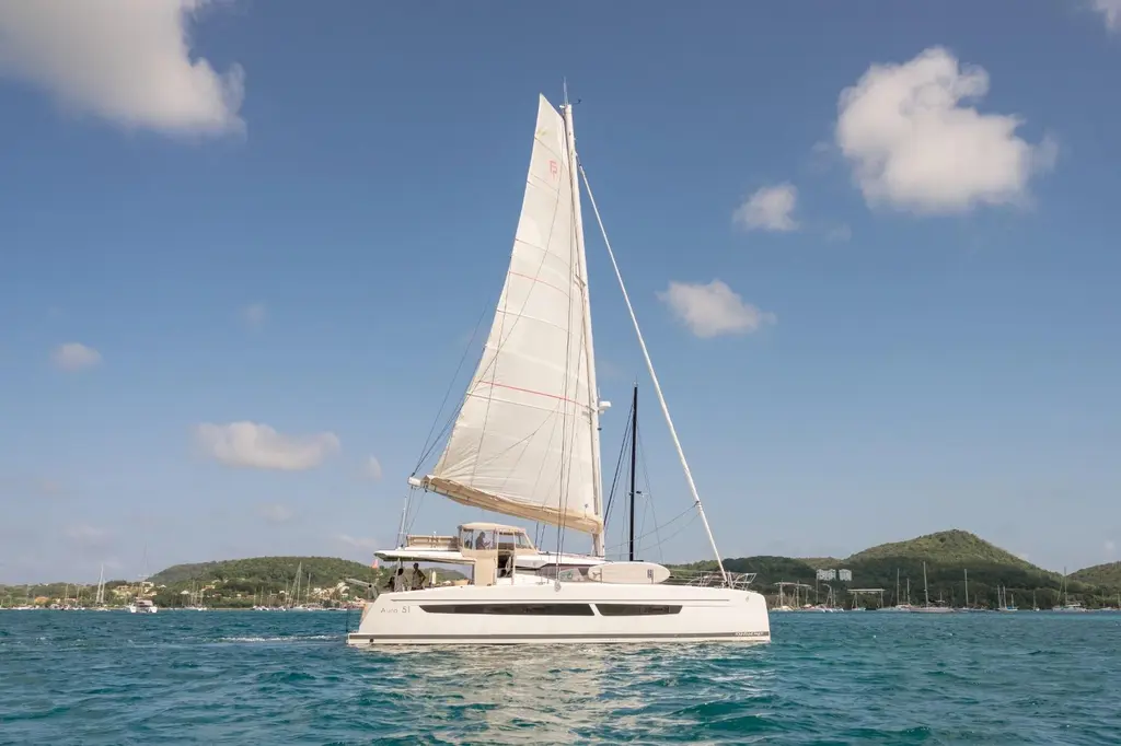 Beyond 2022 Fountaine Pajot Aura 51 Catamaran Yacht For Sale in Edgewater MD Beyond 2022 Fountaine Pajot Aura 51 Catamaran Yacht For Sale in Edgewater MD