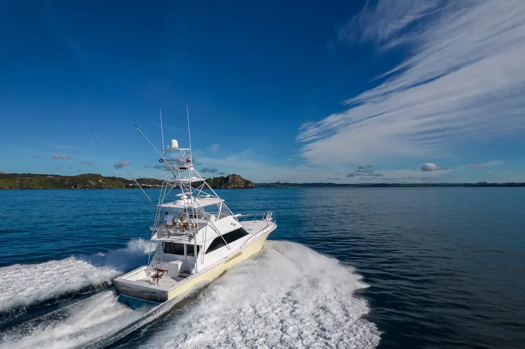 Alive and Kicking 2002 Viking 55 Convertible Yacht For Sale in Opua Alive and Kicking 2002 Viking 55 Convertible Yacht For Sale in Opua