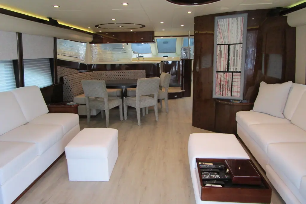 SHORE GIRL 2005 Neptunus Enclosed Skylounge Yacht For Sale in Fort Lauderdale FL SHORE GIRL 2005 Neptunus Enclosed Skylounge Yacht For Sale in Fort Lauderdale FL