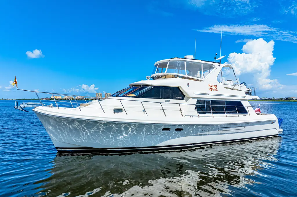 GYPSY SPIRIT 2007 Hampton 558 Pilothouse Yacht For Sale in Palmetto FL