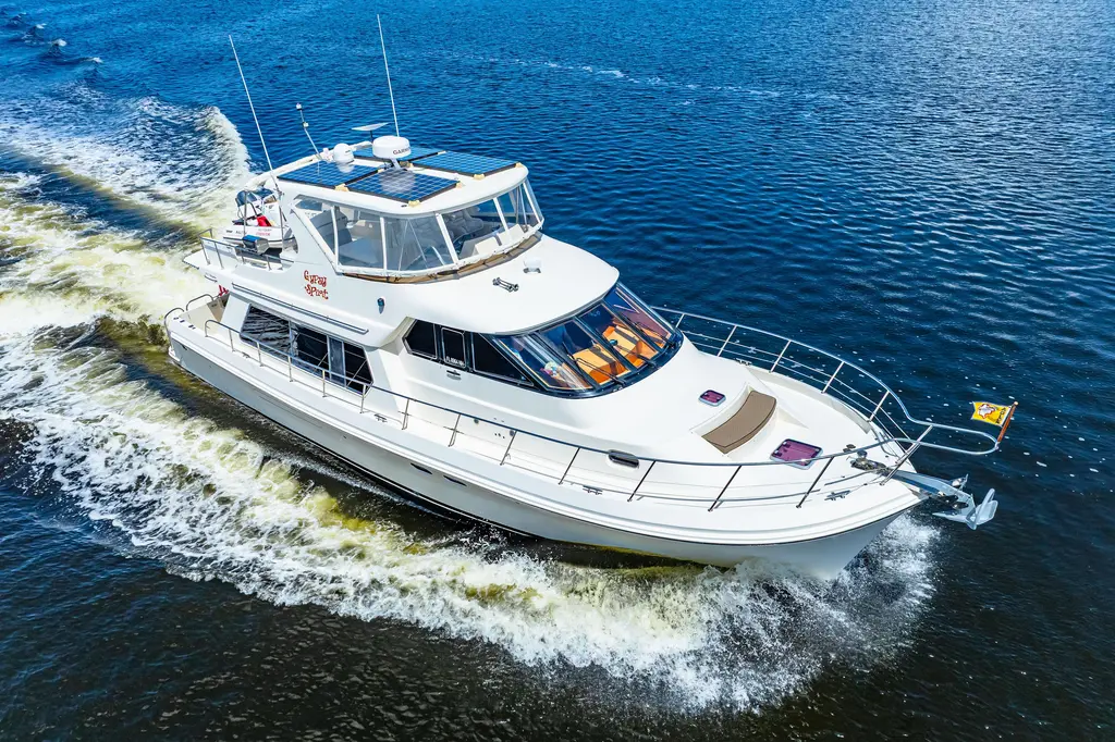 GYPSY SPIRIT 2007 Hampton 558 Pilothouse Yacht For Sale in Palmetto FL