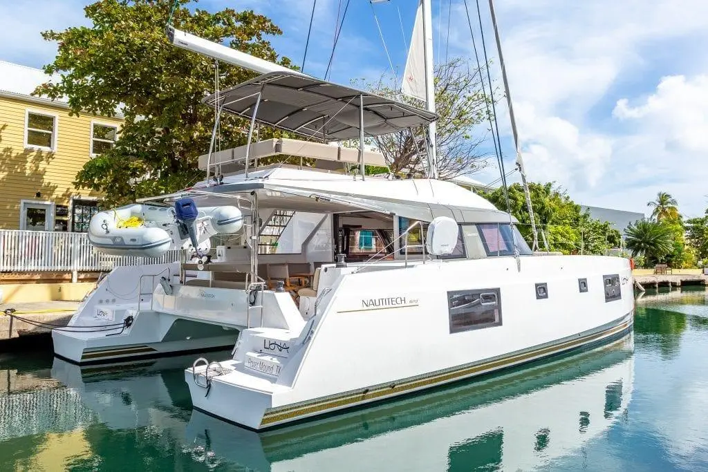 LUNA 2020 Nautitech 46 Fly Yacht For Sale in Tortola Sea Cows Bay LUNA 2020 Nautitech 46 Fly Yacht For Sale in Tortola Sea Cows Bay