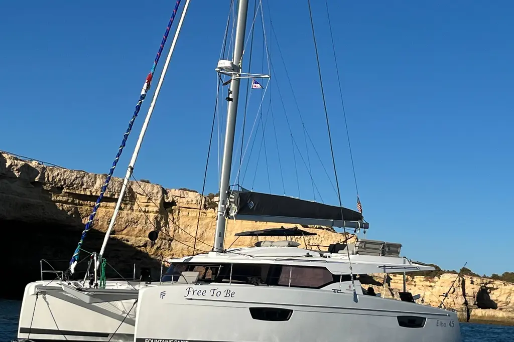 Free To Be 2022 Fountaine Pajot Elba 45 Catamaran Yacht For Sale in Tortola Sea Cows Bay Free To Be 2022 Fountaine Pajot Elba 45 Catamaran Yacht For Sale in Tortola Sea Cows Bay