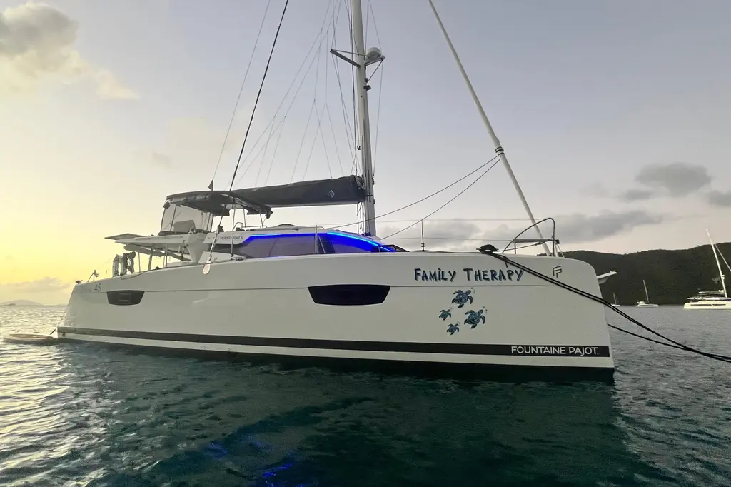 Family Therapy 2023 Fountaine Pajot Elba 45 Catamaran Yacht For Sale in St Thomas Family Therapy 2023 Fountaine Pajot Elba 45 Catamaran Yacht For Sale in St Thomas