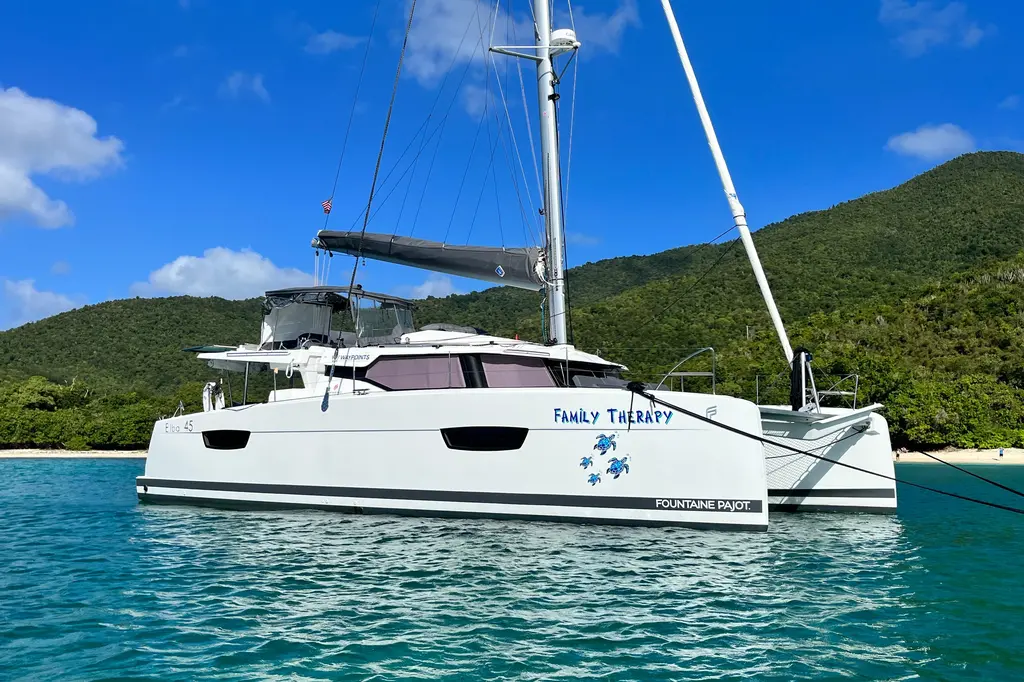 Family Therapy 2023 Fountaine Pajot Elba 45 Catamaran Yacht For Sale in St Thomas Family Therapy 2023 Fountaine Pajot Elba 45 Catamaran Yacht For Sale in St Thomas