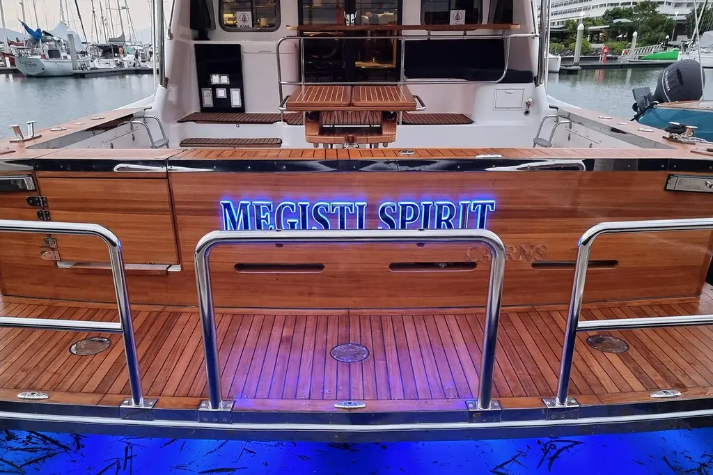 MEGISTI SPIRIT 2008 Custom 70 Flybridge Cruiser Yacht For Sale in Cairns QLD MEGISTI SPIRIT 2008 Custom 70 Flybridge Cruiser Yacht For Sale in Cairns QLD