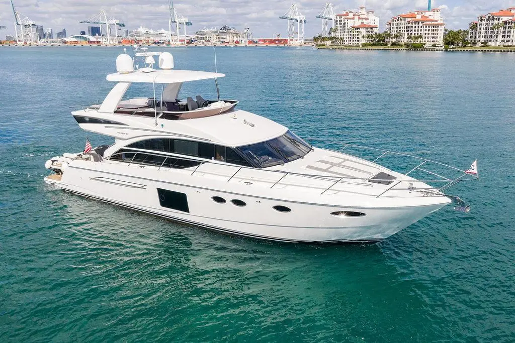 One Life 2016 Princess 60 Flybridge Motor Yacht Yacht For Sale in Miami Beach FL