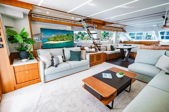 INDIGO 2024 Johnson 70' Skylounge Motor Yacht Yacht For Sale in Fort Lauderdale FL INDIGO 2024 Johnson 70' Skylounge Motor Yacht Yacht For Sale in Fort Lauderdale FL
