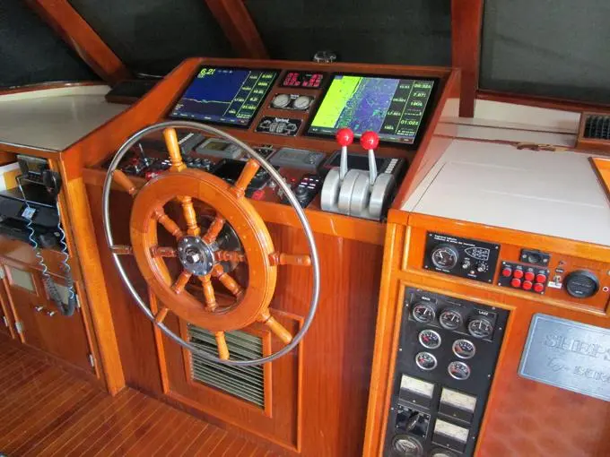 SHEPSL X 1986 Burger Flush Deck with Flybridge Yacht For Sale in Fort Lauderdale FL SHEPSL X 1986 Burger Flush Deck with Flybridge Yacht For Sale in Fort Lauderdale FL