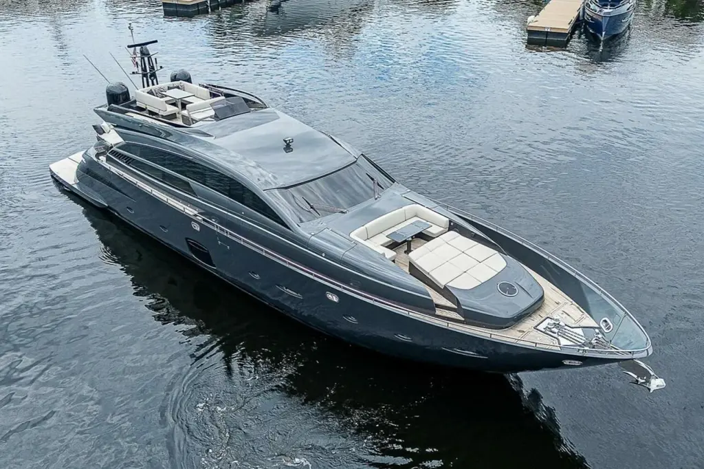 Coal Blooded 2014 Pershing 92 Yacht For Sale in Fort Lauderdale FL Coal Blooded 2014 Pershing 92 Yacht For Sale in Fort Lauderdale FL