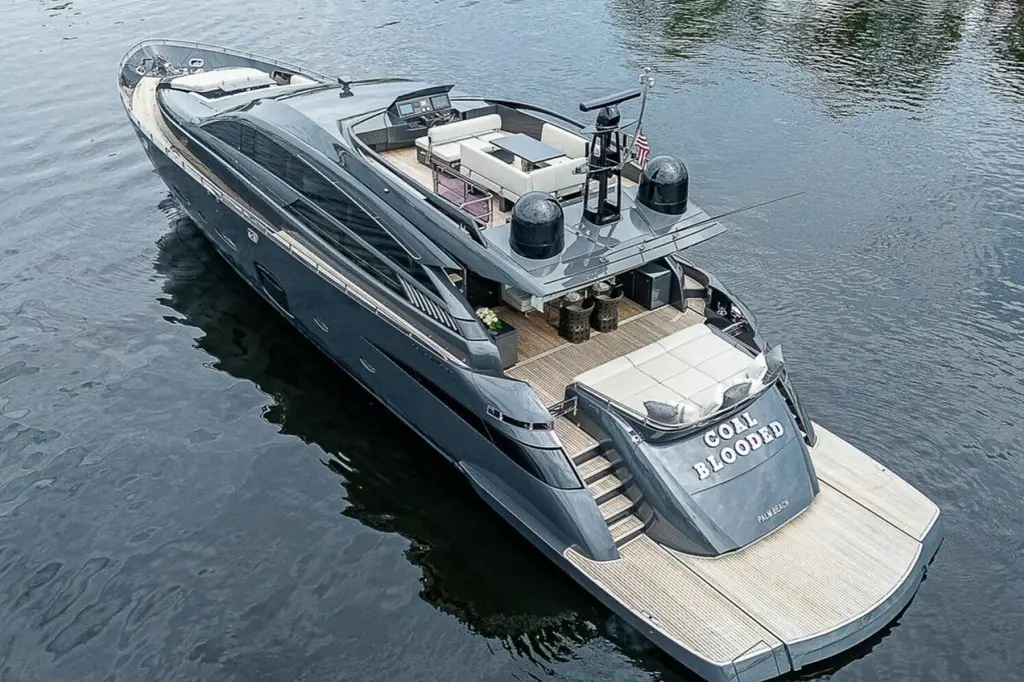 Coal Blooded 2014 Pershing 92 Yacht For Sale in Fort Lauderdale FL Coal Blooded 2014 Pershing 92 Yacht For Sale in Fort Lauderdale FL
