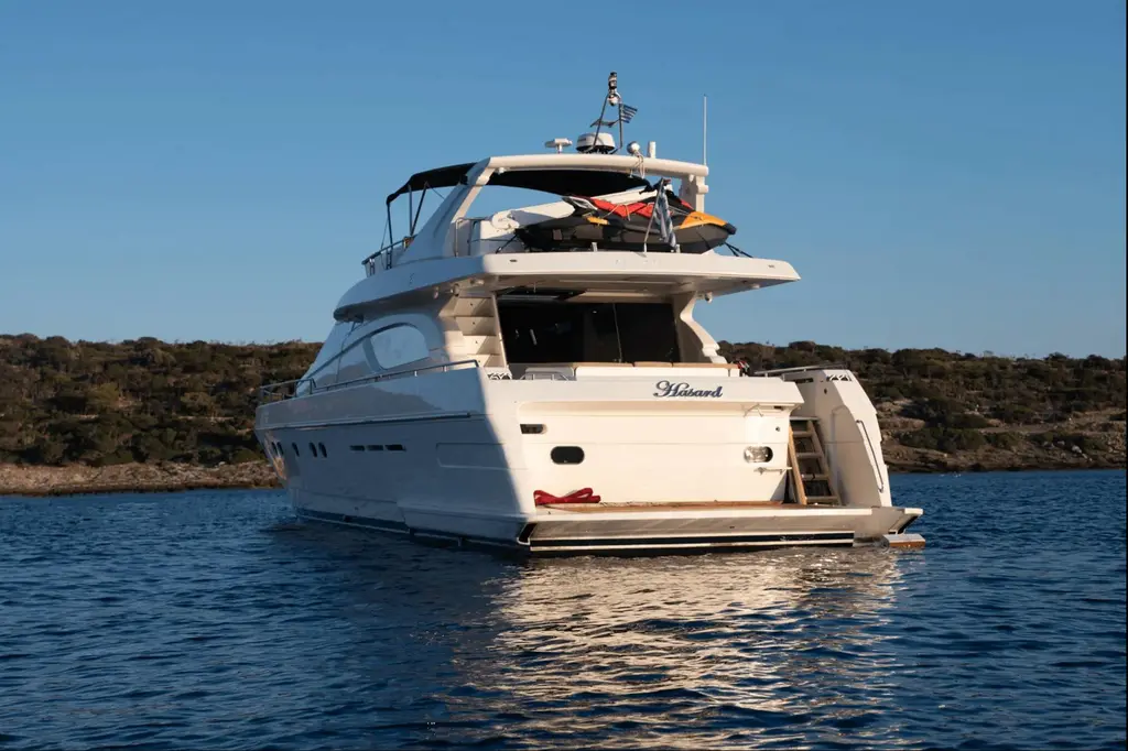 2002 ferretti yachts 720 hasard athens for sale