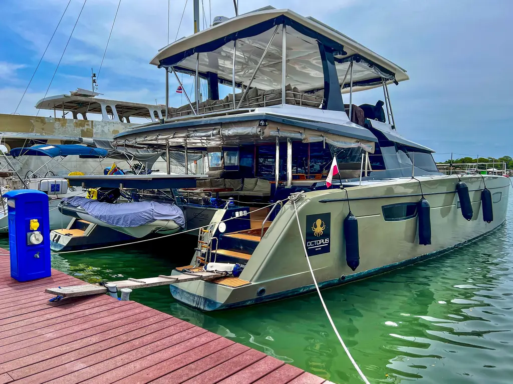 Octopus 2017 Fountaine Pajot Ipanaema 58 Power Catamaran Yacht For Sale in Brunswick GA Octopus 2017 Fountaine Pajot Ipanaema 58 Power Catamaran Yacht For Sale in Brunswick GA