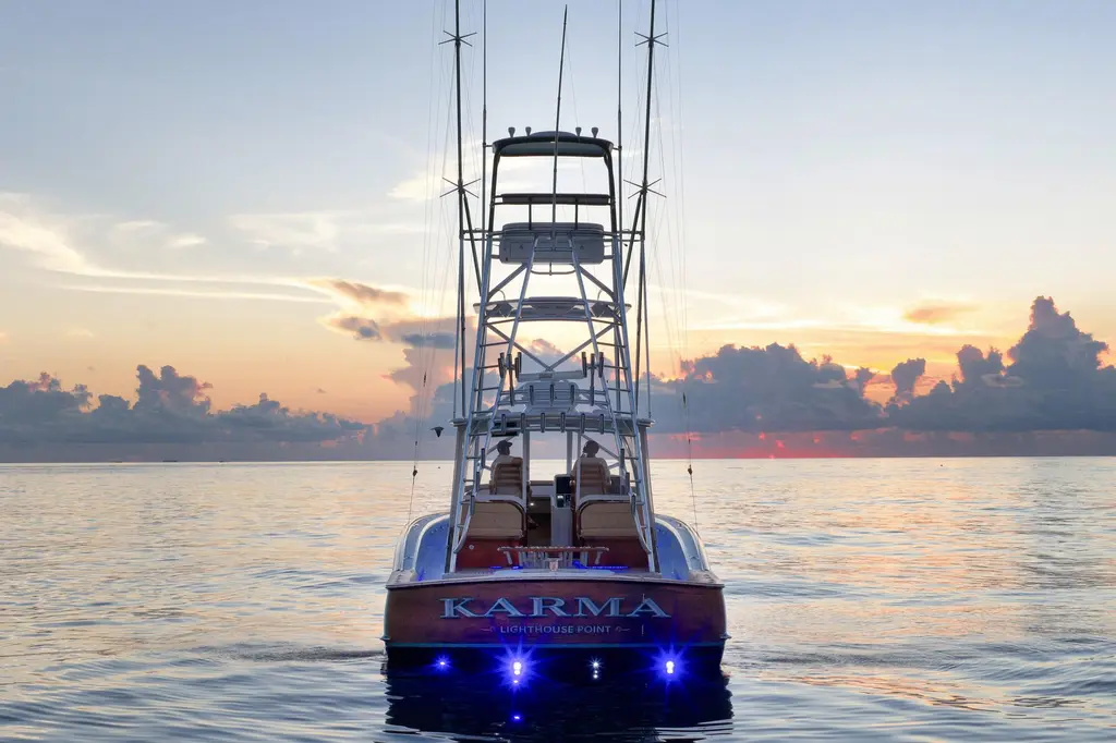 KARMA 2019 Winter Custom Yachts 46 Walkaround Yacht For Sale in Lighthouse Point FL KARMA 2019 Winter Custom Yachts 46 Walkaround Yacht For Sale in Lighthouse Point FL