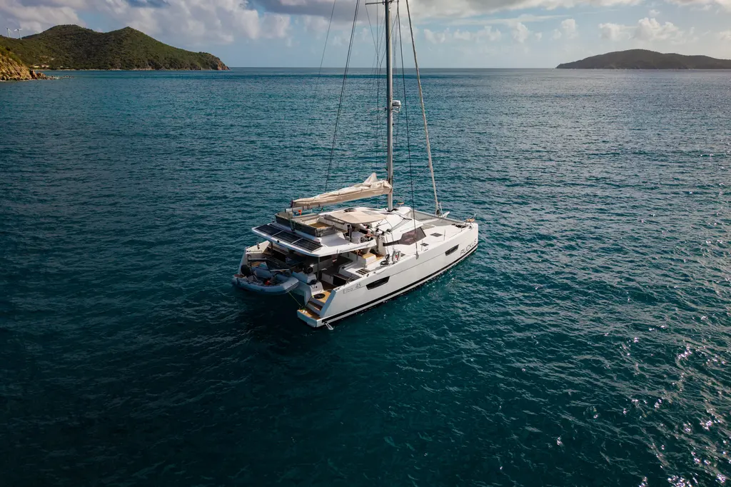 Ruckus 2021 Fountaine Pajot Elba 45 Catamaran Yacht For Sale in Tortola Ruckus 2021 Fountaine Pajot Elba 45 Catamaran Yacht For Sale in Tortola