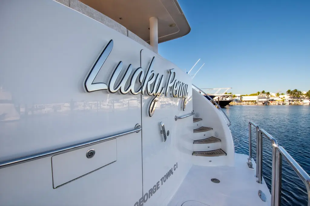 Lucky Penny 2014 Hargrave Sky Lounge Yacht For Sale in Fort Lauderdale FL Lucky Penny 2014 Hargrave Sky Lounge Yacht For Sale in Fort Lauderdale FL