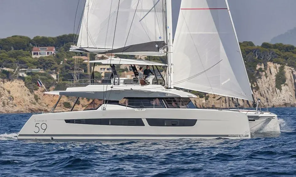 port to vino 2 2023 Fountaine Pajot Samana 59 Yacht For Sale in Tortola port to vino 2 2023 Fountaine Pajot Samana 59 Yacht For Sale in Tortola