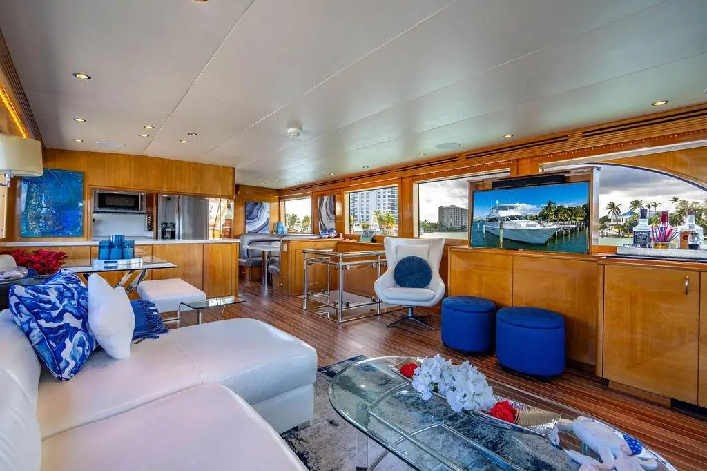 WATER BORN 2003 Hatteras 75 Cockpit Motor Yacht Yacht For Sale in Hillsboro Beach FL WATER BORN 2003 Hatteras 75 Cockpit Motor Yacht Yacht For Sale in Hillsboro Beach FL