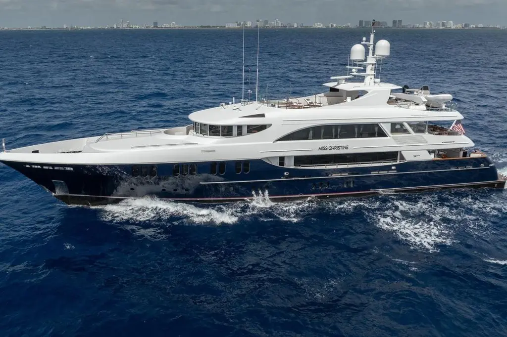 2006 trinity yachts tri deck motor yacht miss christine fort lauderdale florida for sale