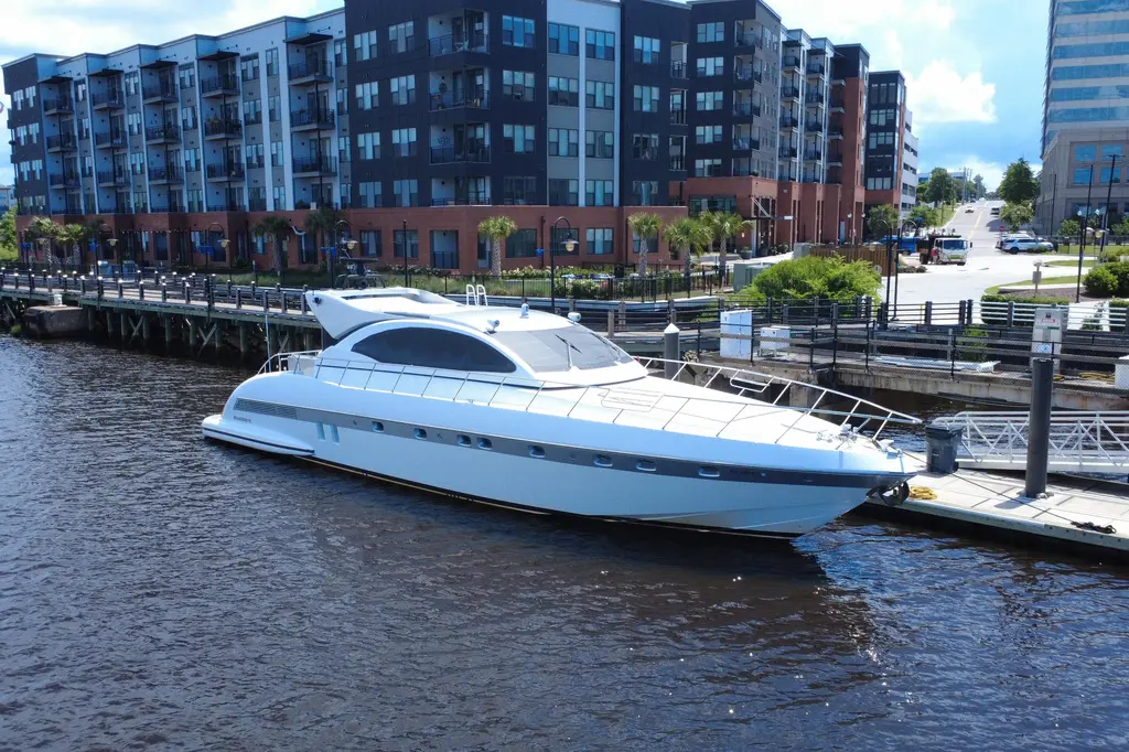 Double Down 2010 Mangusta 72 Express Yacht For Sale in Wilmington NC Double Down 2010 Mangusta 72 Express Yacht For Sale in Wilmington NC