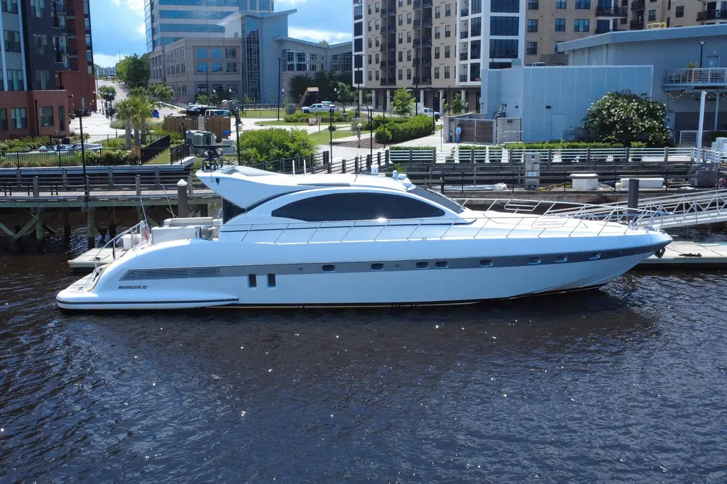 Double Down 2010 Mangusta 72 Express Yacht For Sale in Wilmington NC Double Down 2010 Mangusta 72 Express Yacht For Sale in Wilmington NC