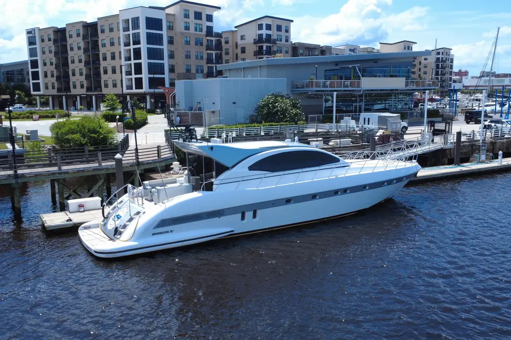Double Down 2010 Mangusta 72 Express Yacht For Sale in Wilmington NC Double Down 2010 Mangusta 72 Express Yacht For Sale in Wilmington NC