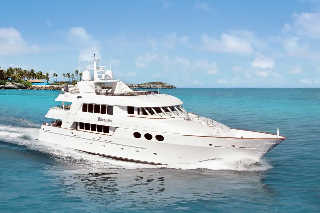 RELENTLESS 2001 Trinity Yachts Tri-Deck MY Yacht For Sale in Fort Lauderdale FL RELENTLESS 2001 Trinity Yachts Tri-Deck MY Yacht For Sale in Fort Lauderdale FL