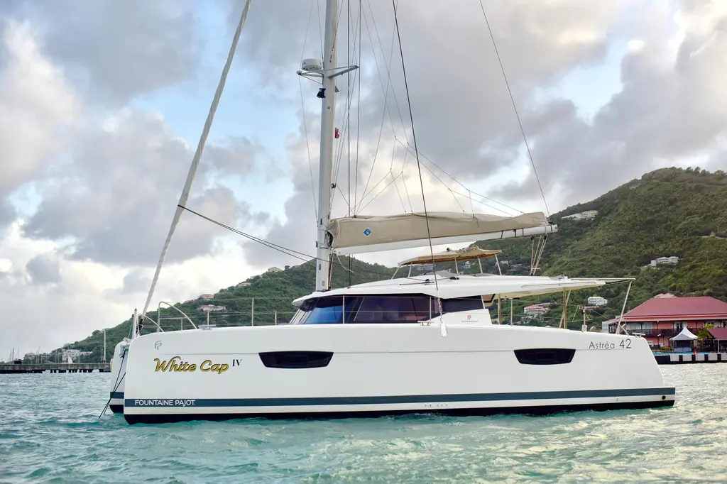 White Cap IV 2024 Fountaine Pajot Astrea 42 Catamaran Yacht For Sale in Boston MA White Cap IV 2024 Fountaine Pajot Astrea 42 Catamaran Yacht For Sale in Boston MA