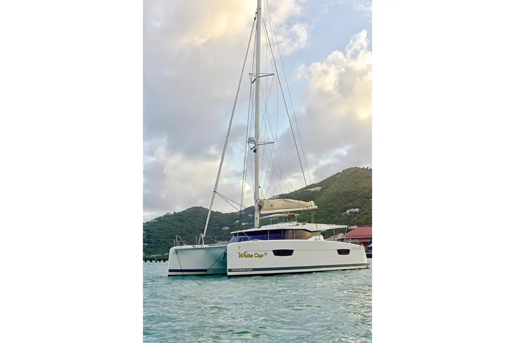 White Cap IV 2024 Fountaine Pajot Astrea 42 Catamaran Yacht For Sale in Boston MA White Cap IV 2024 Fountaine Pajot Astrea 42 Catamaran Yacht For Sale in Boston MA
