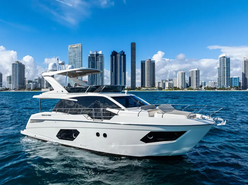 2023 absolute yachts 50 fly emerald miami beach florida for sale