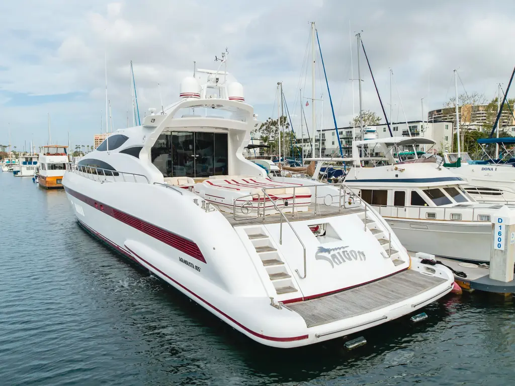 Saigon 2004 Mangusta 105 Sport Yacht For Sale in Long Beach CA Saigon 2004 Mangusta 105 Sport Yacht For Sale in Long Beach CA