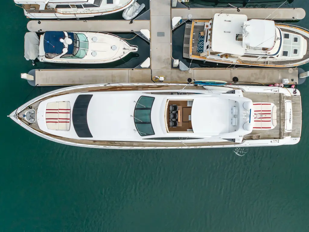 Saigon 2004 Mangusta 105 Sport Yacht For Sale in Long Beach CA Saigon 2004 Mangusta 105 Sport Yacht For Sale in Long Beach CA