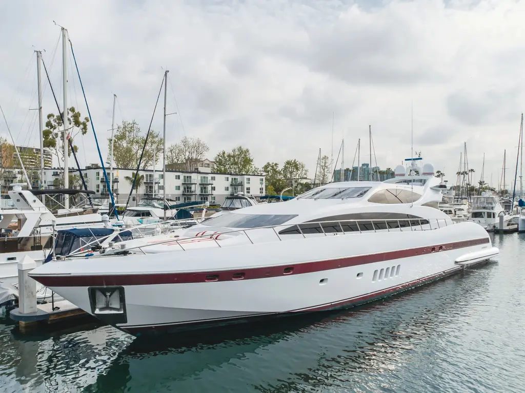 Saigon 2004 Mangusta 105 Sport Yacht For Sale in Long Beach CA Saigon 2004 Mangusta 105 Sport Yacht For Sale in Long Beach CA