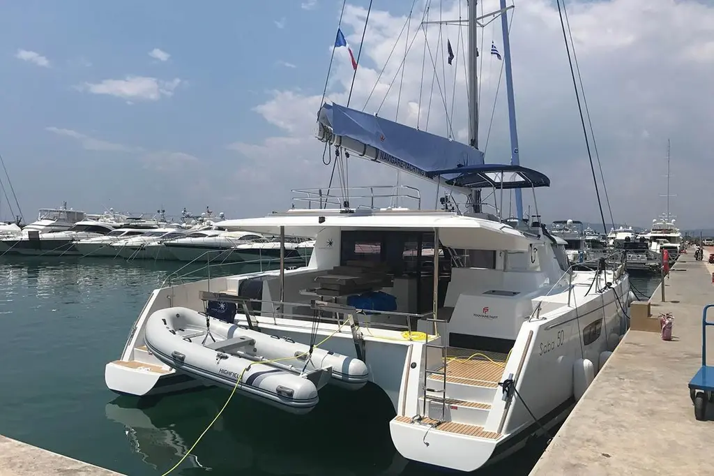 Waterloo 2019 Fountaine Pajot Saba 50 Quintet Yacht For Sale in Seget Waterloo 2019 Fountaine Pajot Saba 50 Quintet Yacht For Sale in Seget