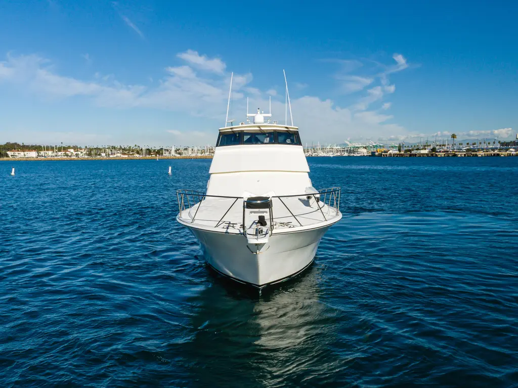 Triumph 1999 Viking Enclosed Bridge Yacht For Sale in Wilmington CA Triumph 1999 Viking Enclosed Bridge Yacht For Sale in Wilmington CA