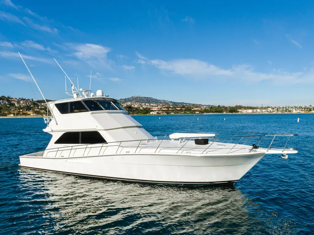 Triumph 1999 Viking Enclosed Bridge Yacht For Sale in Wilmington CA Triumph 1999 Viking Enclosed Bridge Yacht For Sale in Wilmington CA