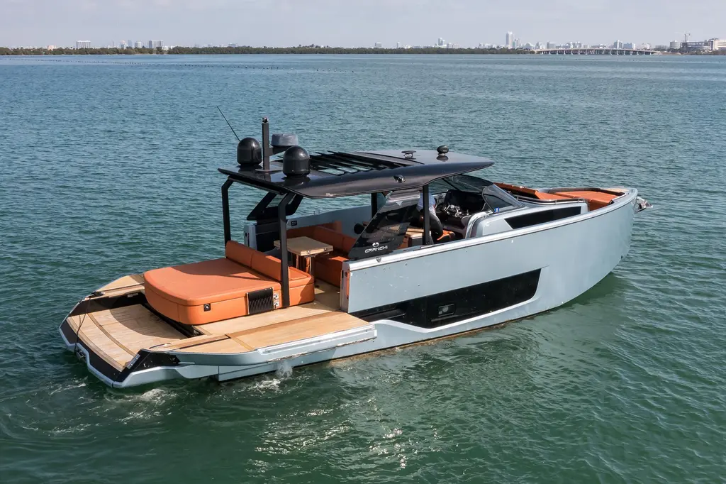 BELLA 2022 Cranchi A46 Luxury Tender Yacht For Sale in Miami Beach FL BELLA 2022 Cranchi A46 Luxury Tender Yacht For Sale in Miami Beach FL