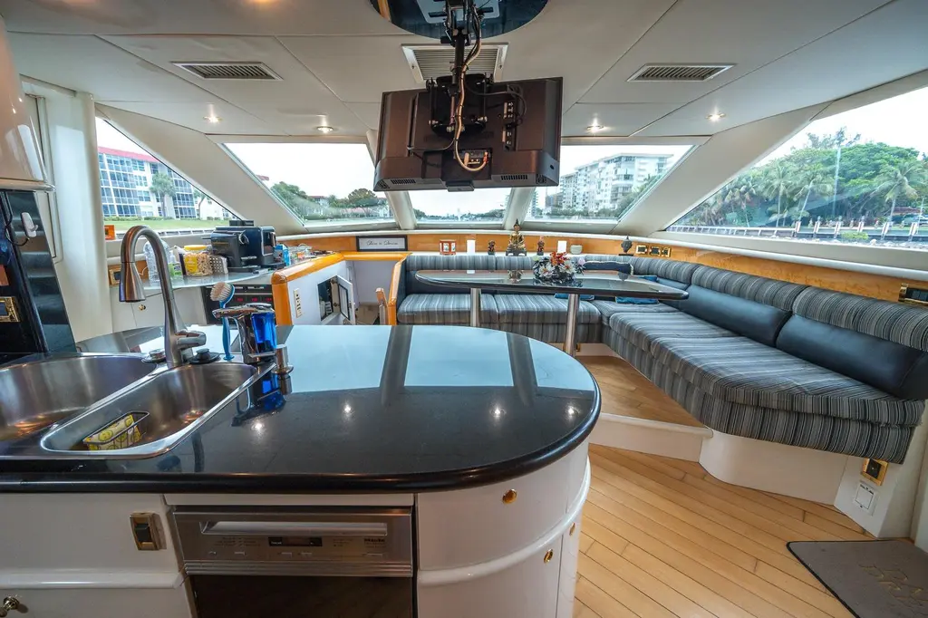 Dare to Dream 80’ (Extended & Fully Refit) 2000 Lazzara Yachts 76 Skylounge Yacht For Sale in West Palm Beach FL Dare to Dream 80’ (Extended & Fully Refit) 2000 Lazzara Yachts 76 Skylounge Yacht For Sale in West Palm Beach FL