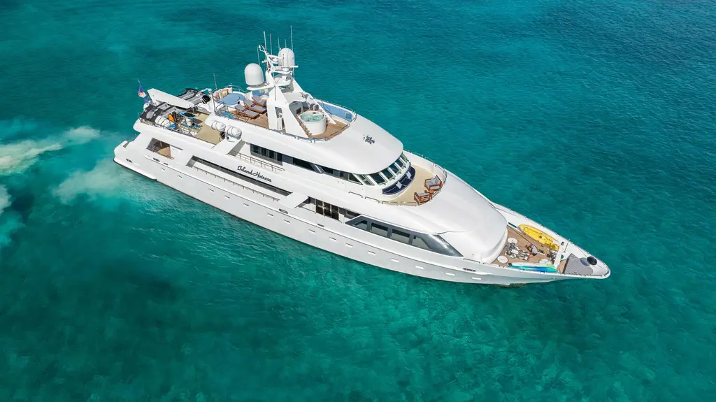 ISLAND HEIRESS 1996 Cheoy Lee 145 Global Series Long Range Tri Deck Yacht For Sale in Fort Lauderdale FL ISLAND HEIRESS 1996 Cheoy Lee 145 Global Series Long Range Tri Deck Yacht For Sale in Fort Lauderdale FL