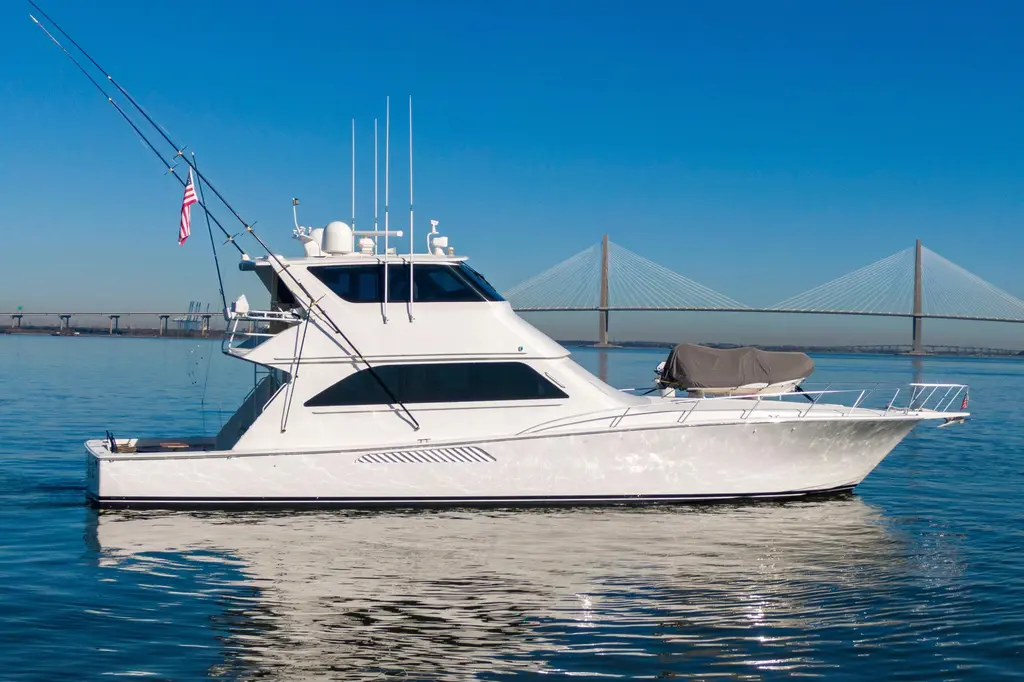 PRIME TIME 2002 Viking 65 Enclosed Bridge Yacht For Sale in Charleston SC