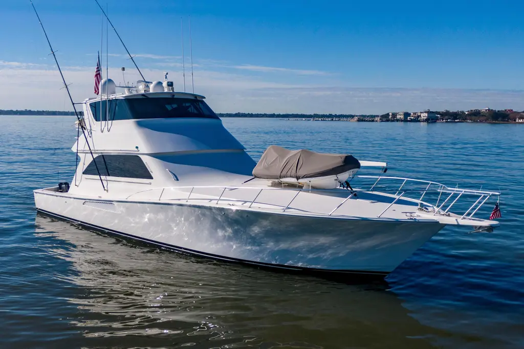 PRIME TIME 2002 Viking 65 Enclosed Bridge Yacht For Sale in Charleston SC