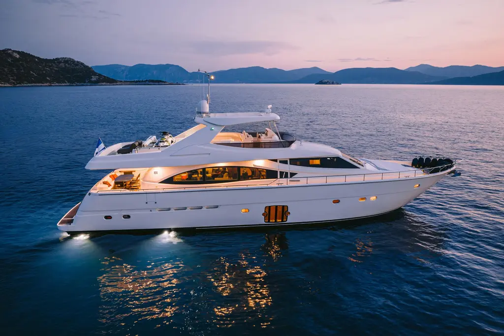 MAYBE NOT 2009 Ferretti Yachts 830 Yacht For Sale in Piraeus MAYBE NOT 2009 Ferretti Yachts 830 Yacht For Sale in Piraeus