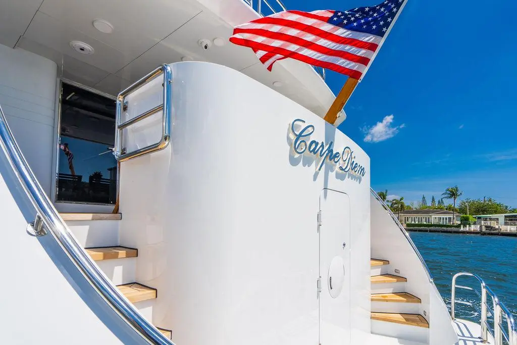CARPE DIEM 2001 Intermarine Raised Pilothouse Yacht For Sale in Miami Beach FL CARPE DIEM 2001 Intermarine Raised Pilothouse Yacht For Sale in Miami Beach FL