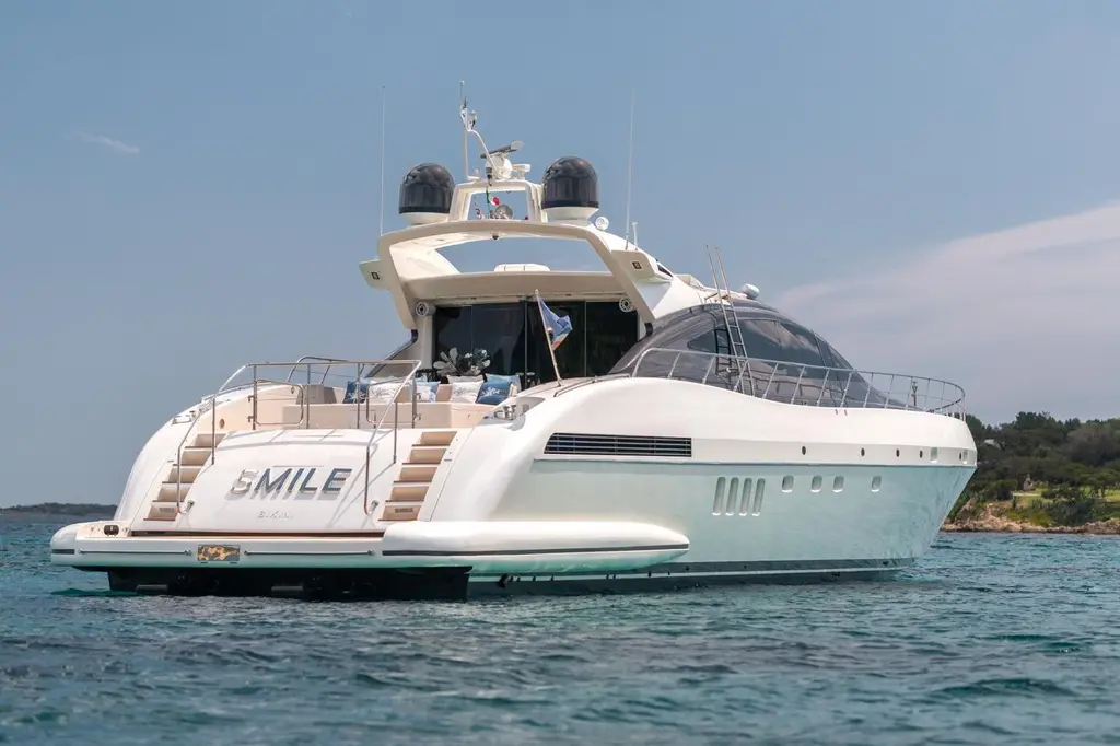 Smile 2006 Mangusta 92 Yacht For Sale in Olbia IT-SS Smile 2006 Mangusta 92 Yacht For Sale in Olbia IT-SS