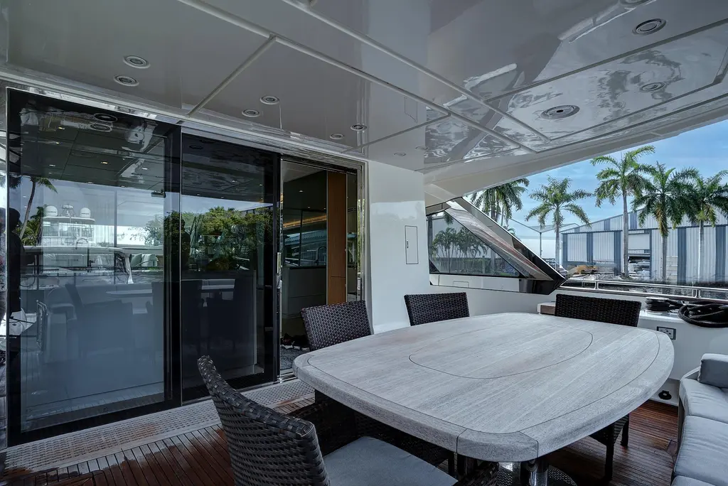 Knot @ Work 2021 Monte Carlo Yachts MCY 76 Skylounge Yacht For Sale in Chesapeake VA