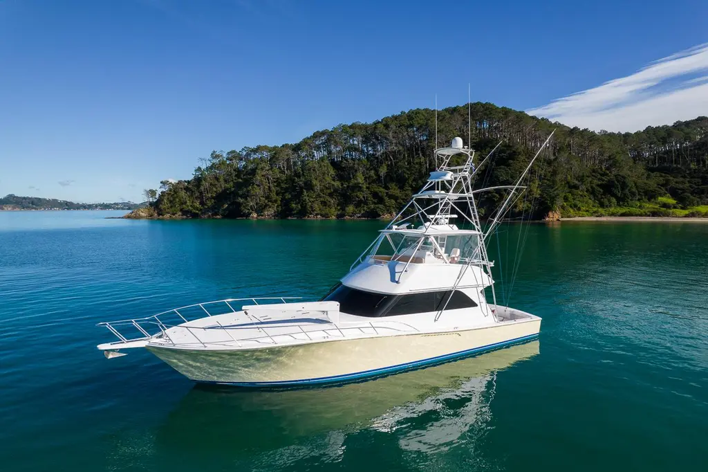 Alive and Kicking 2002 Viking 55 Convertible Yacht For Sale in Opua Alive and Kicking 2002 Viking 55 Convertible Yacht For Sale in Opua