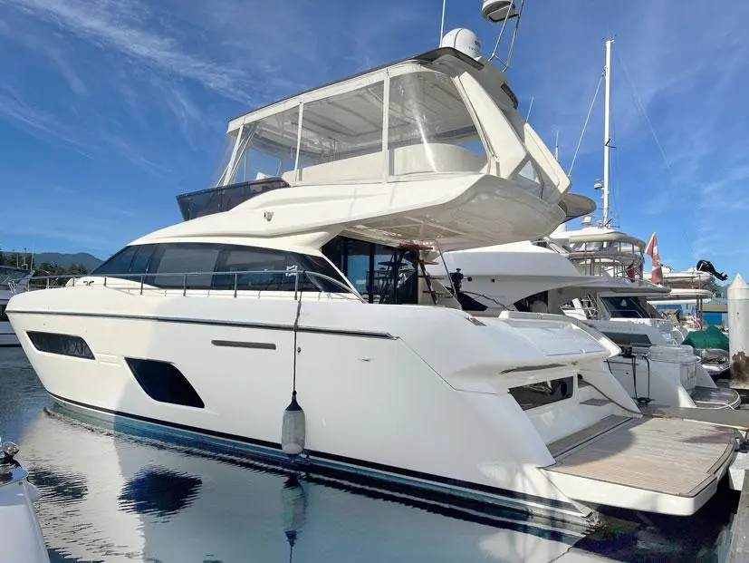  2018 Ferretti Yachts 550 Yacht For Sale in Vancouver BC