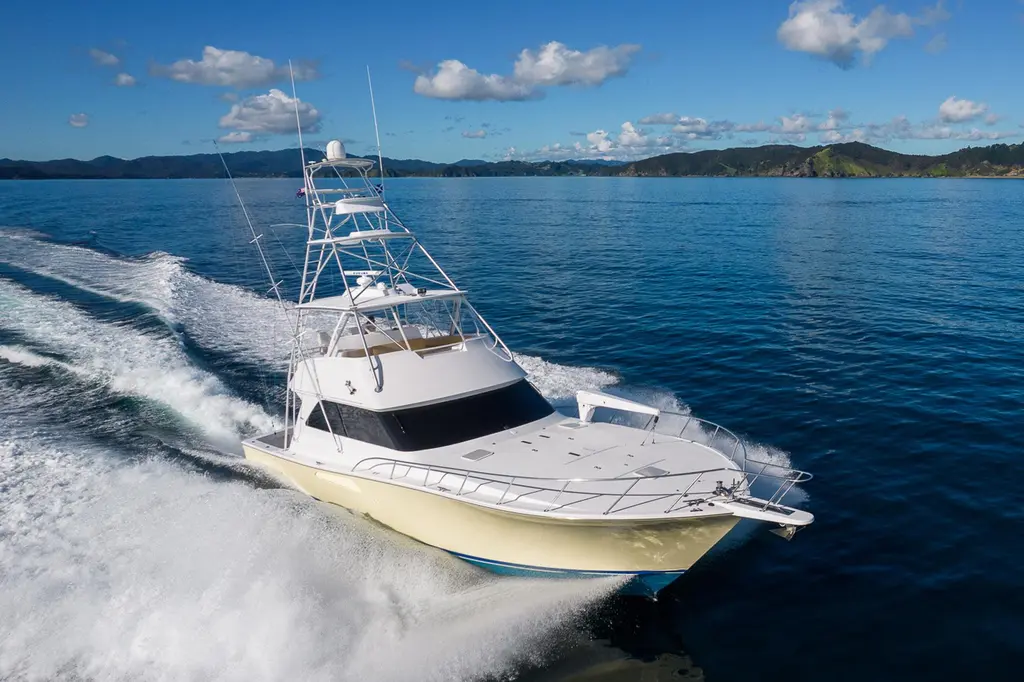 Alive and Kicking 2002 Viking 55 Convertible Yacht For Sale in Opua Alive and Kicking 2002 Viking 55 Convertible Yacht For Sale in Opua