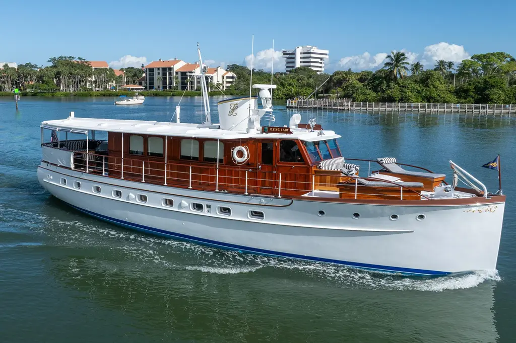 Flying Lady 1937 Trumpy 58 Yacht For Sale in North Palm Beach FL Flying Lady 1937 Trumpy 58 Yacht For Sale in North Palm Beach FL