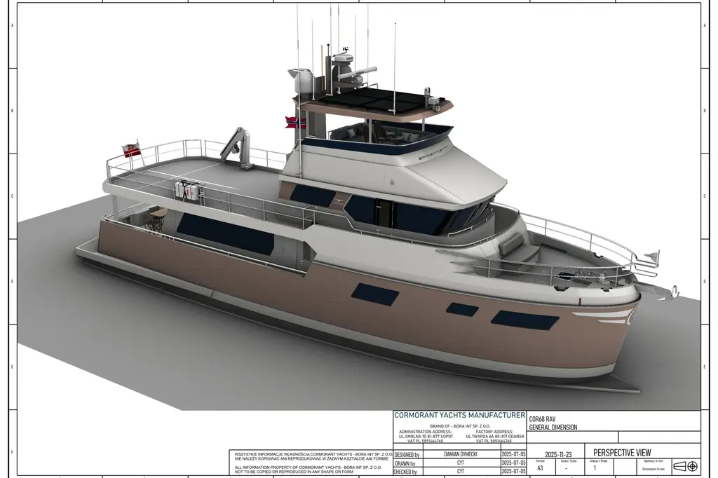 2026 COR68 RAV Yacht For Sale in Gdansk 2026 COR68 RAV Yacht For Sale in Gdansk